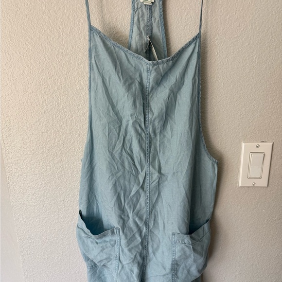 New Aerie Sky Blue Casual Romper - Picture 2 of 3